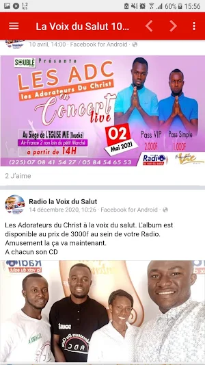 Radio la Voix du Salut 104.7 Screenshot 0