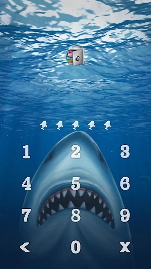 AppLock Live Theme Shark Screenshot 1