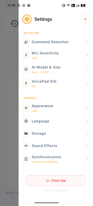 VoicePad AI Screenshot 2