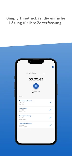 Simply Timetrack Screenshot 1