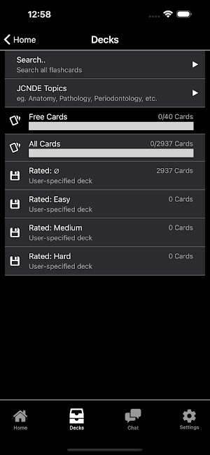 JCNDE INBDE Q-Bank Screenshot 1