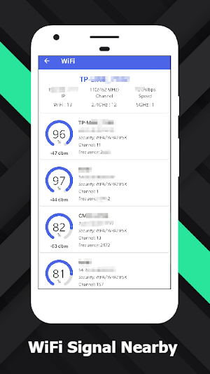 WiFi Signal Analyzer - WiFi Signal Strength Meter Screenshot 2