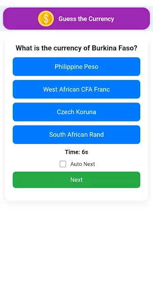 Quiz Game Screenshot 2