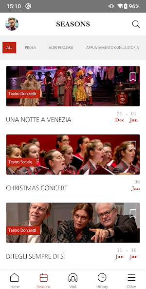 Fondazione Teatro Donizetti Screenshot 0