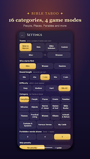Bible Taboo Screenshot 2