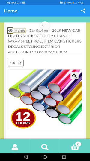 Car Styling Accessories  Shop Screenshot 1
