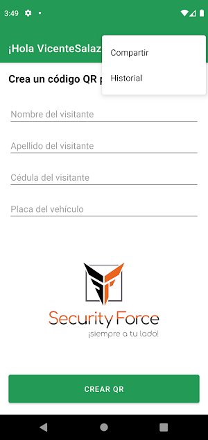 Security Force Residentes Screenshot 2
