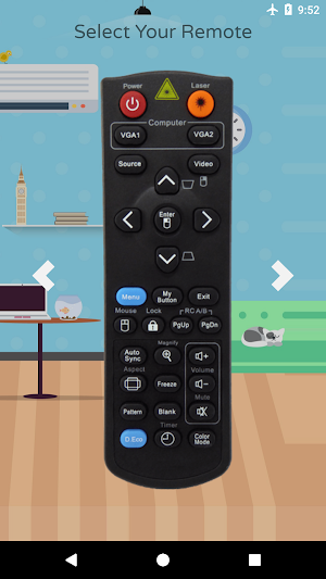 Remote Control For ViewSonic Projector Screenshot 2