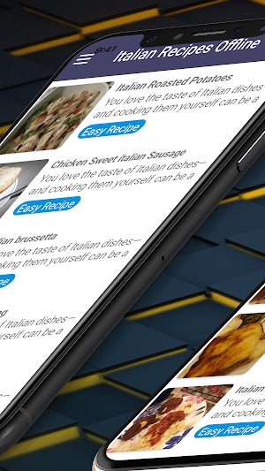Italian Recipes Offline Screenshot 1