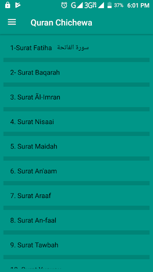 Quran Chichewa Screenshot 0