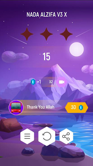 Telolet Basuri Piano Tiles Hop Screenshot 3