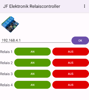 Relaiscontroller Screenshot 0