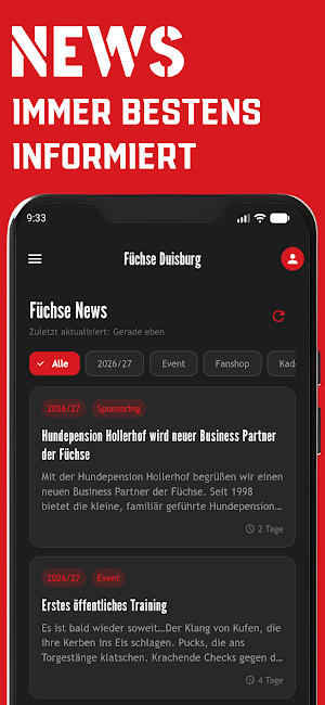 Füchse Duisburg Screenshot 1