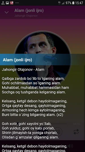 Jahongir Otajonov qo'shiqlari Screenshot 0