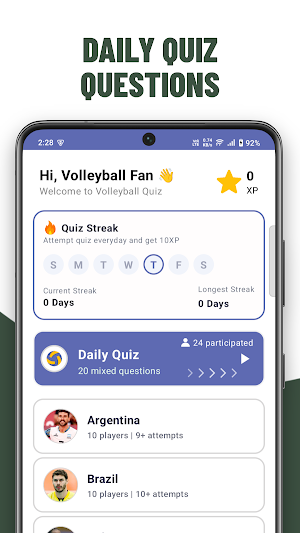 Volleyball Quiz Players Trivia Screenshot 0