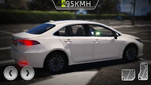 Speed Toyota Corolla Driving Screenshot 2