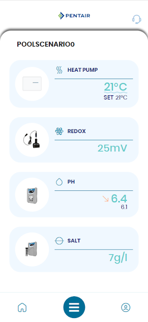 Pentair Temp Screenshot 3