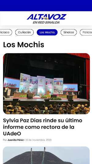 Noticiero Altavoz Screenshot 1