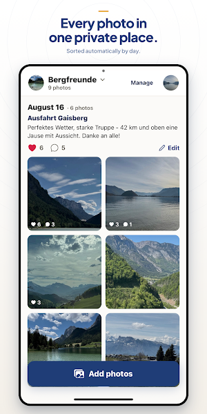 Kreis: Private Photo Groups Screenshot 0