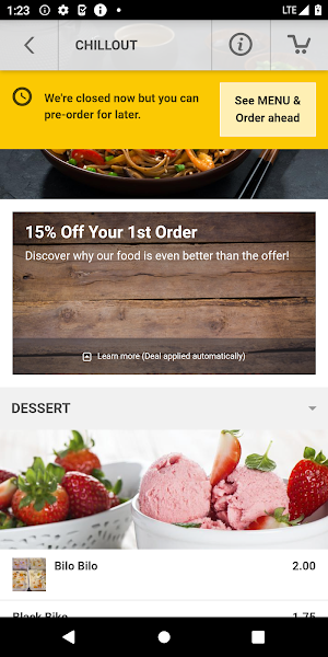 Chillout Restaurant Screenshot 2