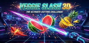 Veggie Slash 3D: Fruit Slicer Screenshot 1