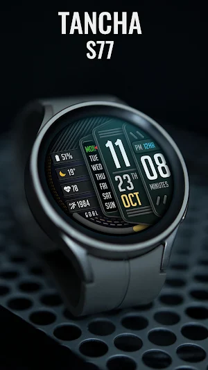 Tancha S77 Digital Watch Face Screenshot 2