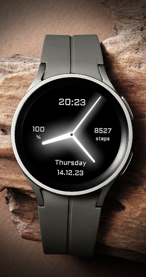 EY10 White Glow Watchface Screenshot 0