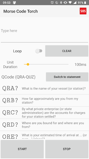 Morse Code Torch Screenshot 1