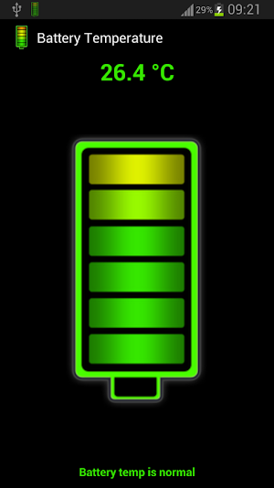Battery Temperature Screenshot 0