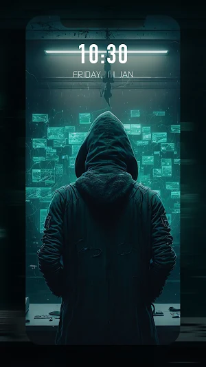 Digital Mask Wallpaper HD 4K Screenshot 3