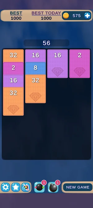 Merge Diamond Cards Puzzle Screenshot 0