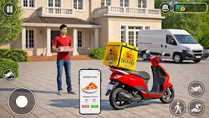 Food Rider Delivery Life Sim Screenshot 3