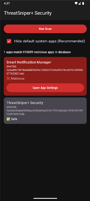 ThreatSniper+ Security Screenshot 0