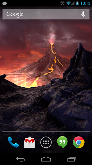 Volcano 3D Live Wallpaper Screenshot 1
