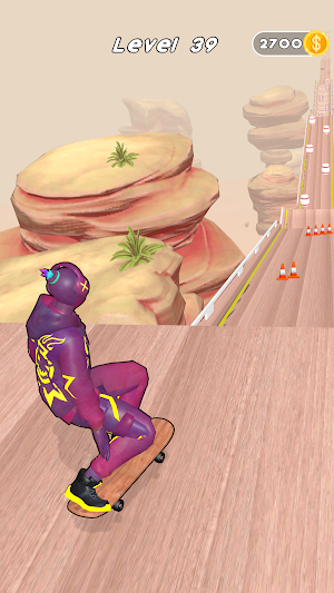 Ragdoll Downhill Skateboarding Screenshot 1