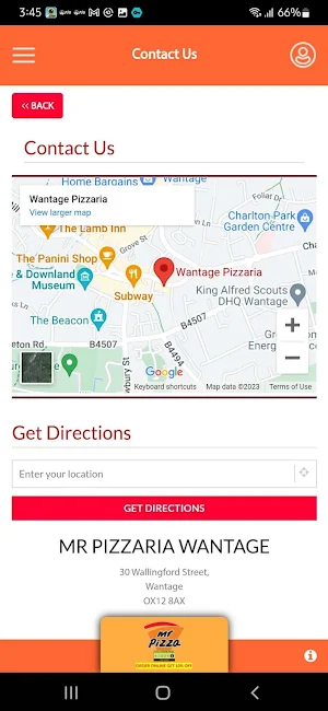MR Pizzaria Wantage Screenshot 1