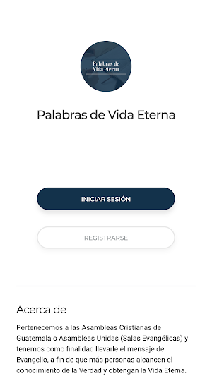 Palabras de Vida Eterna Screenshot 0