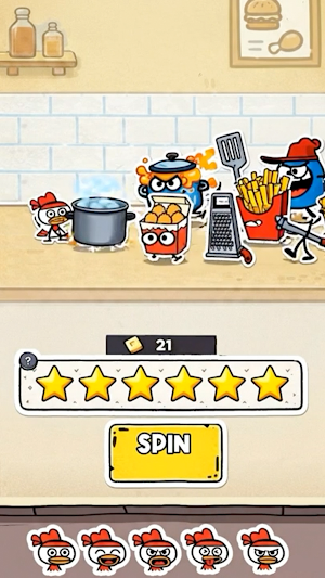 Don't Fry! Lucky Defense Screenshot 1