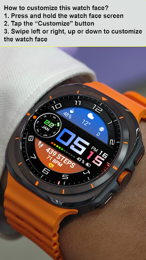 Color Digital WearOS NTV68 Screenshot 0