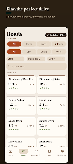 Pilanesberg Safari Guide Screenshot 3
