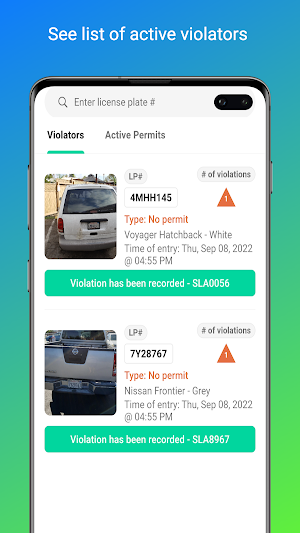 ParkStash Enforcer Screenshot 2