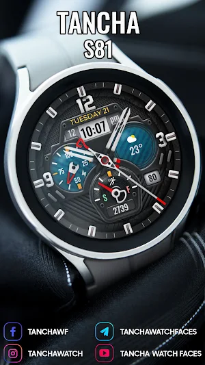 Tancha S81 Hybrid Watch Face Screenshot 3