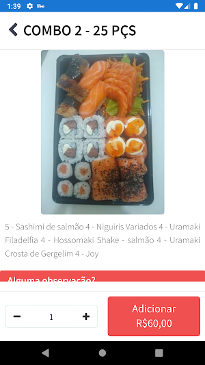Tigre Comida Oriental Screenshot 1