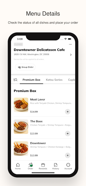 Downtowner Delicatssen Cafe Screenshot 1