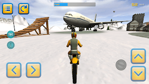 Winter Motorbike Riding 3D Screenshot 1