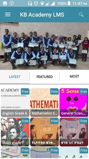 KB Academy LMS Screenshot 2