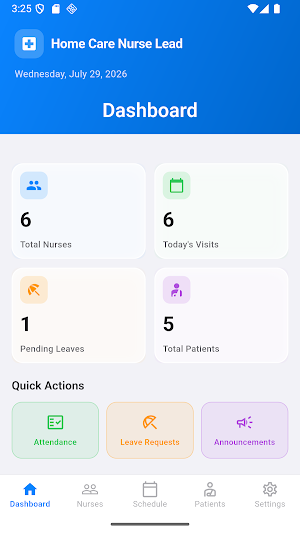 Home Care Nurse Lead Screenshot 1