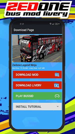 Zedone Bus Mods Livery 2025 Screenshot 2
