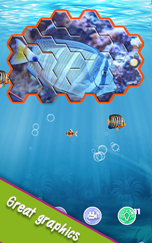 Block Hexa Puzzle - Underwater Jigsaw Screenshot 2