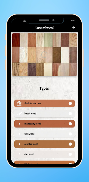 types of wood Screenshot 1